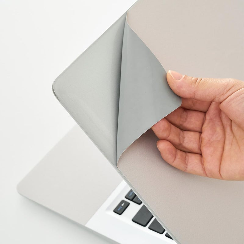 AORTDES Laptop Skin Sticker Decal 15-15.6 Inches, Universal Reusable Vinyl Sticker for 12.1 13 13.3 14 15.4 Inches Netbook/Notebook PC, Waterproof & Scratch-Resistant (Beige) - Image 3
